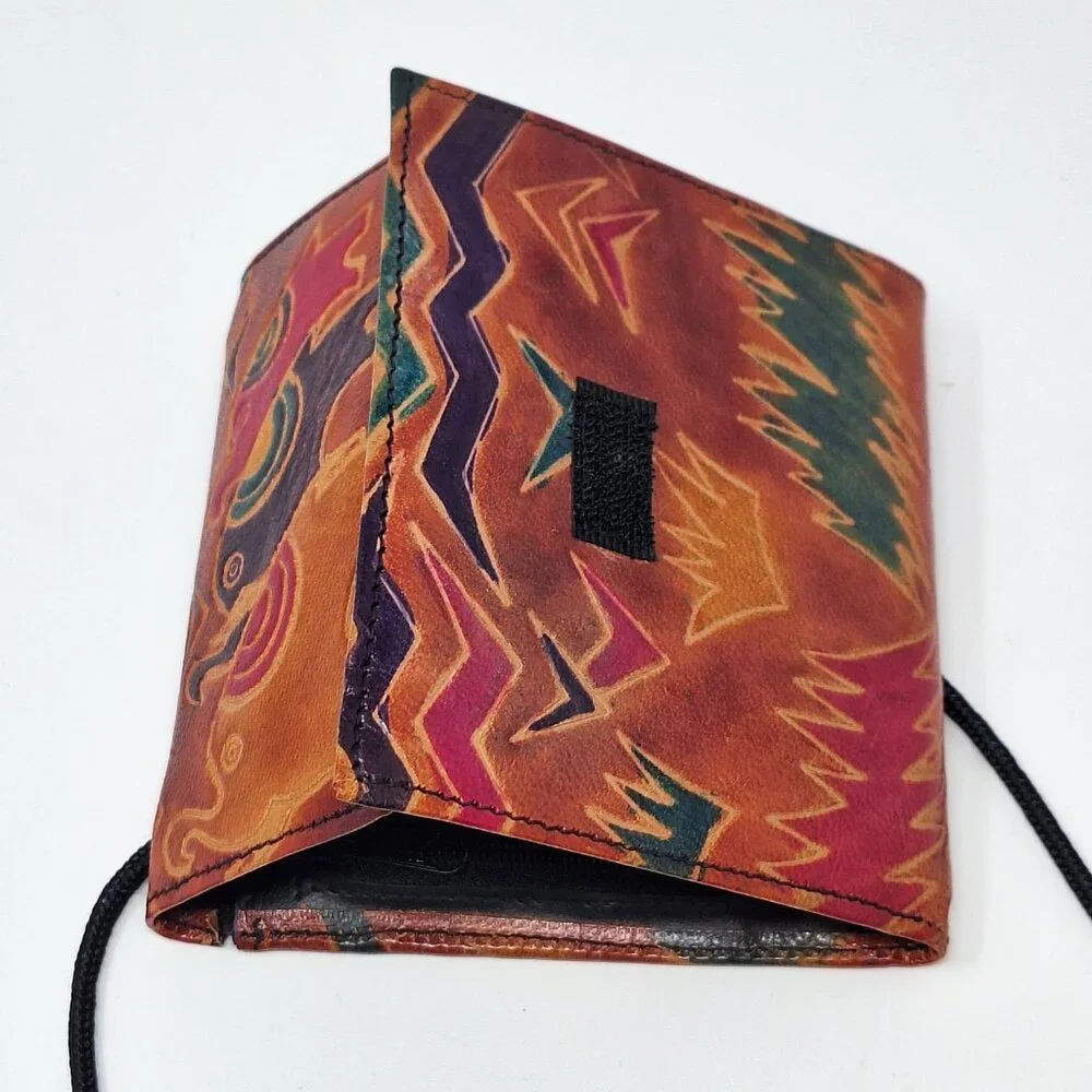 Crossbody Wallet Genuine Leather